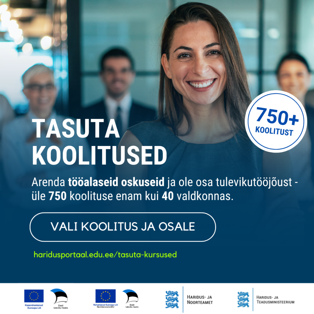 Tasuta koolitused täiskasvanutele